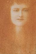 Fernand Khnopff Study of A woman oil painting reproduction